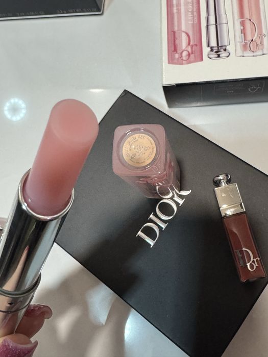 Набір бальзамів для губ Dior Addict Natural Glow set бальзам Dior