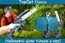 Набір 2в1: акумуляторна міні-пила 6” + акумуляторний секатор 24V