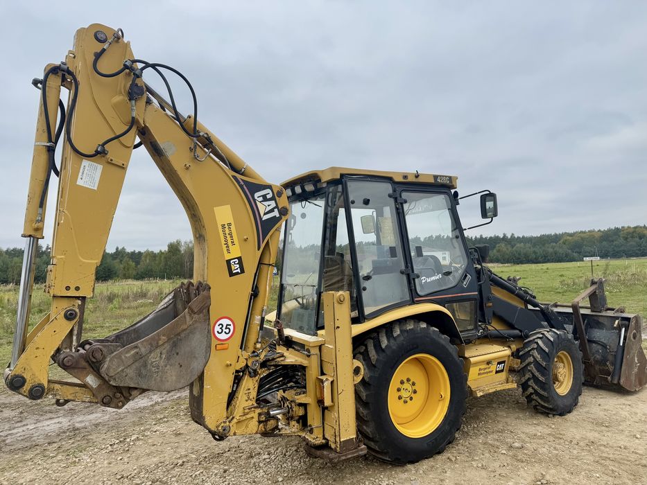 Cat 428c koparko ładowarka caterpillar 428c