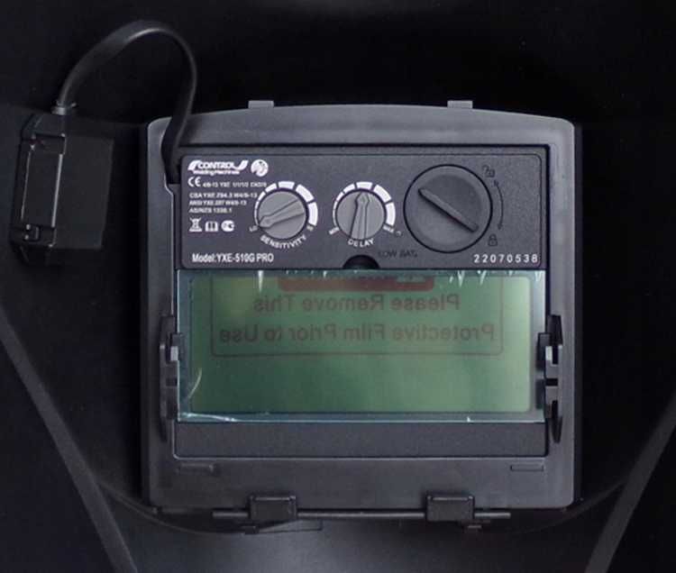 Przyłbica spawalnicza automatyczna Control D610G  9-13DIN