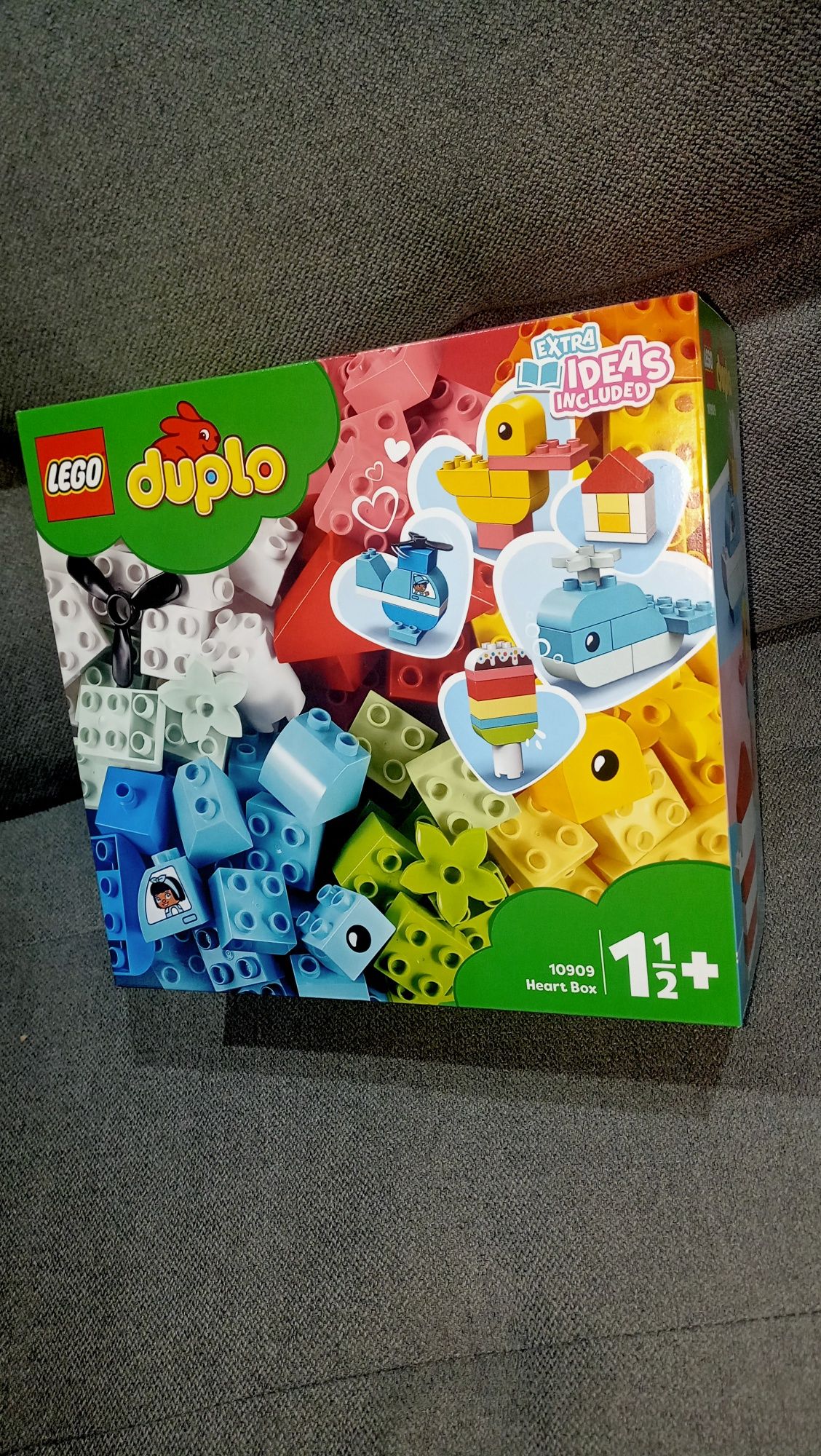 Nowe LEGO Duplo Classic Pudełko Z serduszkiem 10909