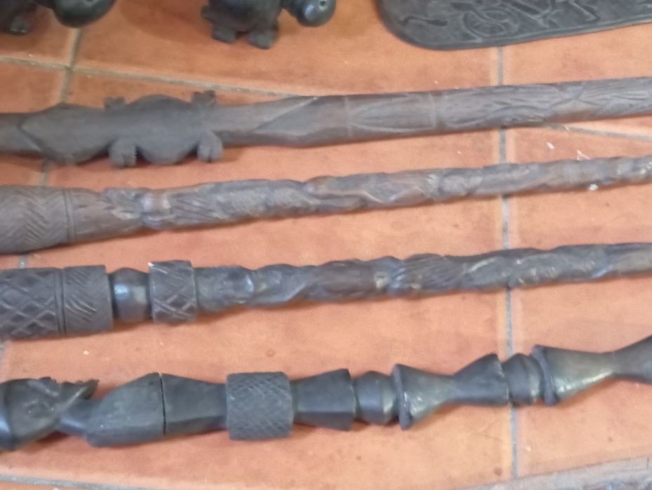 Artigos decoração em pau preto