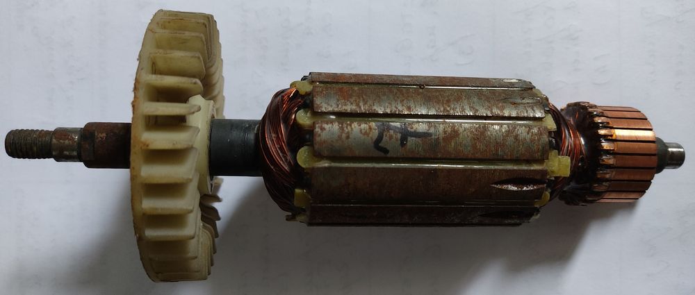 Якір болгарки Eurocraft AG 227-180/1950 АОТЕ 2122 Протон 180  L186*58-