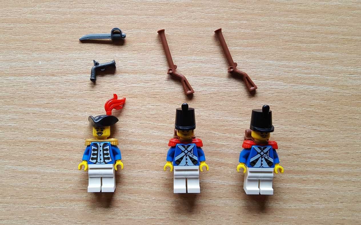 LEGO żołnierze eldorado 3 nowe minifigurki pirates 10320, 21322, 31109