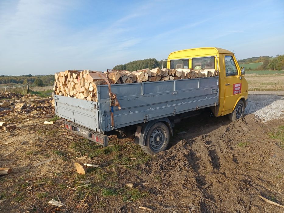 Drewno opałowe kominkowe opał dąb buk sosna brzoza olcha transport