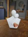 Zakochana para, figurka, dekoracja 3D