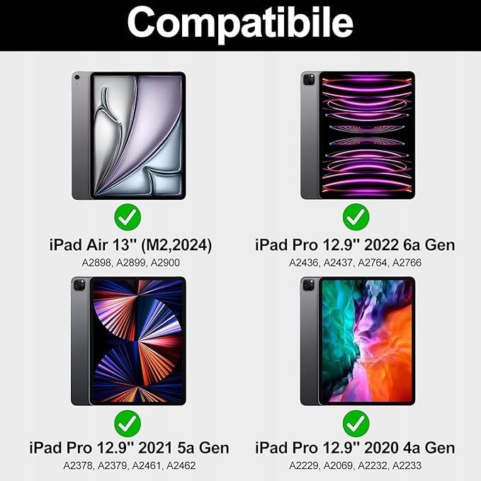 Etui do iPada Air 13" (M3/M2) 2025/2024, 12,9" (6a/5a/4a/3a Gen)