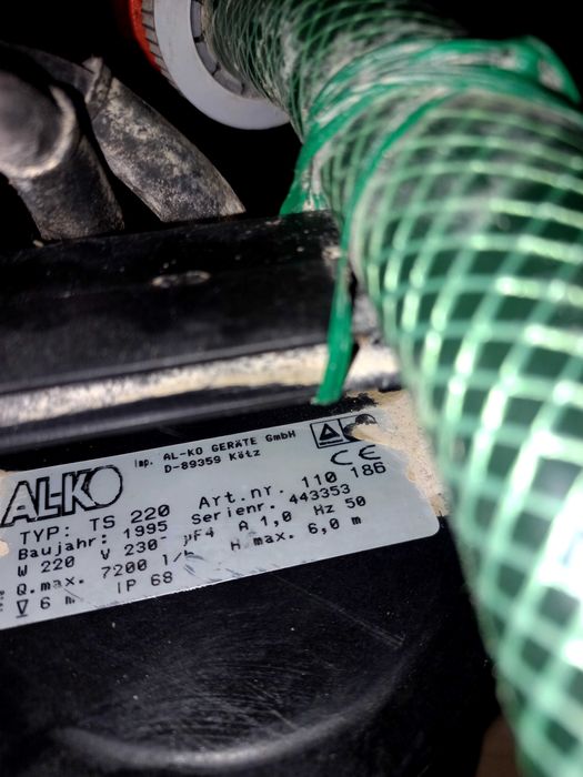 Pompa plywakowa do brudnej wody