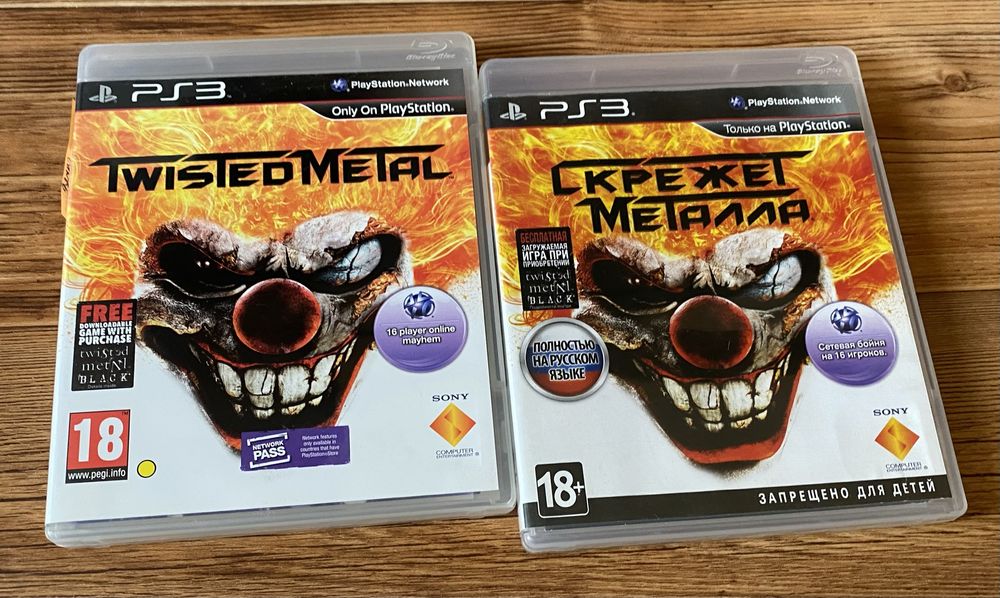 Ігри Sony PS3: Twisted Metal, GTA, Metal Gear Solid, inFAMOUS