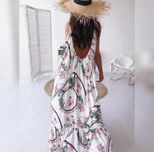Piękna letnia maxi long SANTORINI r.S/M i XS/S mega tył