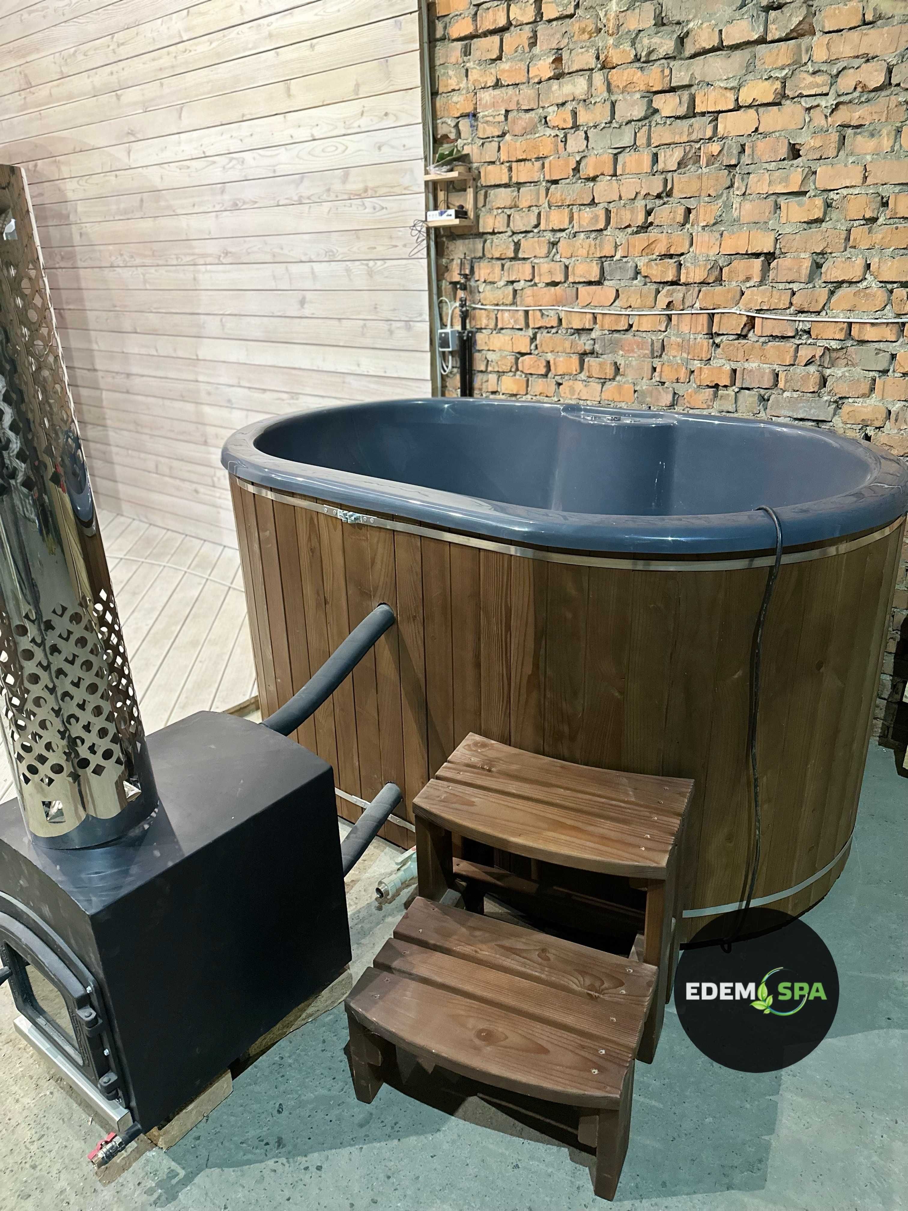 SPA для двох. Лазня мобільна. Купіль с підігрівом. Джакузі на дровах