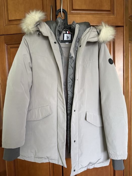 Пуховик U.S. Polo Assn. Сірий