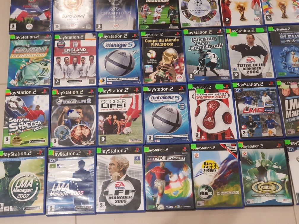 80 gier ps2 kolekcja Piłka Nożna Wszystkie Fifa PES  playstation 2