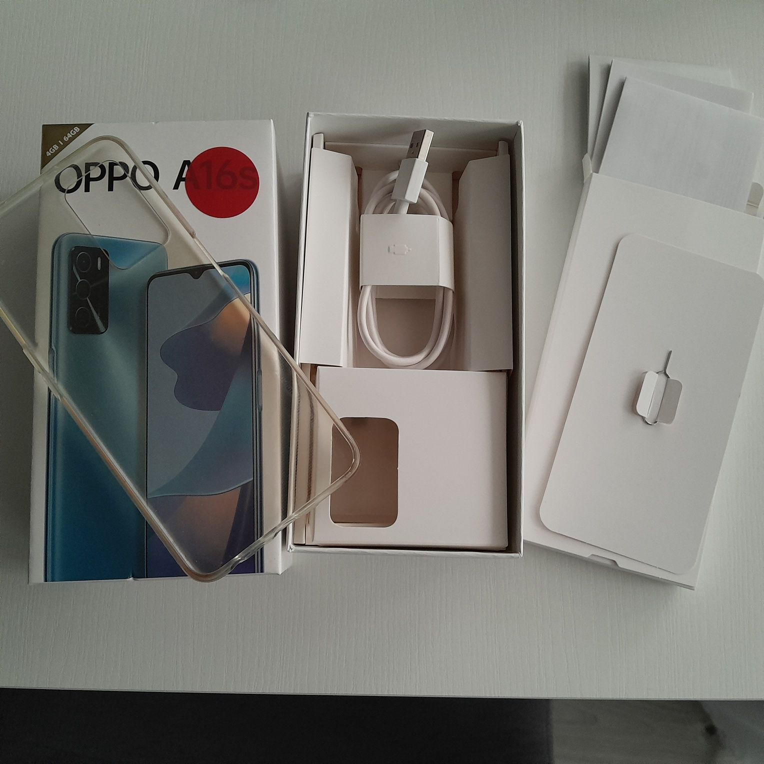 Smartfon OPPO A16S+ładowarka, etui, szklo. Gwarancja. Wysyłka