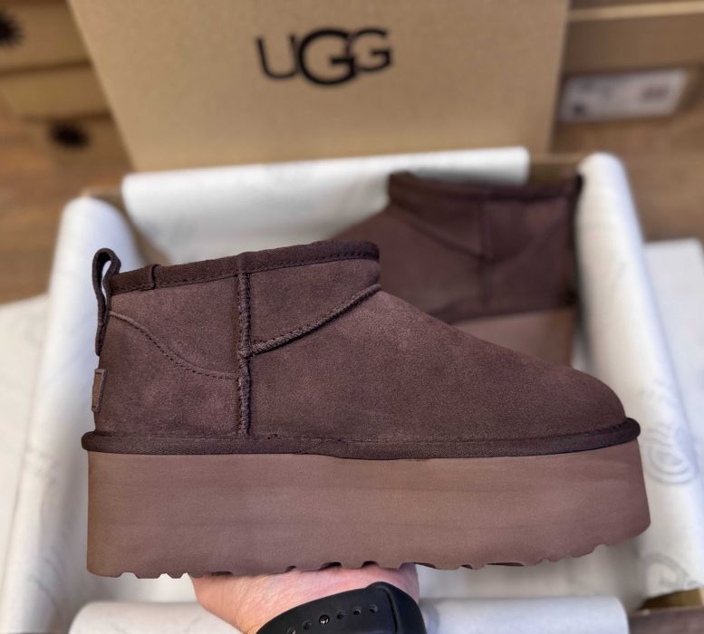 Угги/Угг/Уггі/Уги/Угі/UGG Australia Ultra Mini Platform Chocolate