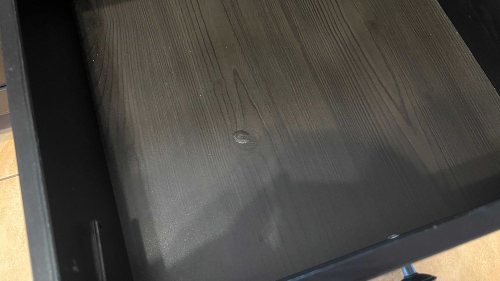 HEMNES - Szafka pod TV, czarnybrąz, 148x47x57 cm