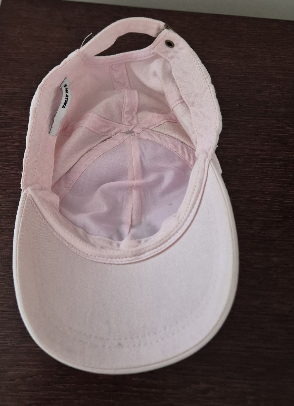 czapka z daszkiem różowa jasnoróżowa pudrowy róż LA Tally Weijl