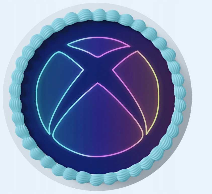 opłatek na tort xbox 20cm