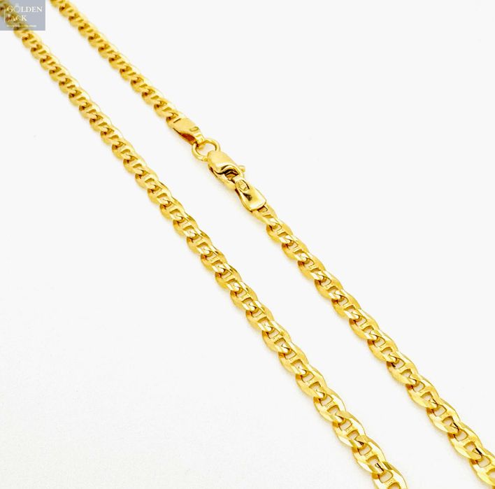 Złoty łańcuszek splot Żyletka złoto pr. 585 waga 5,21 g długość 50 cm