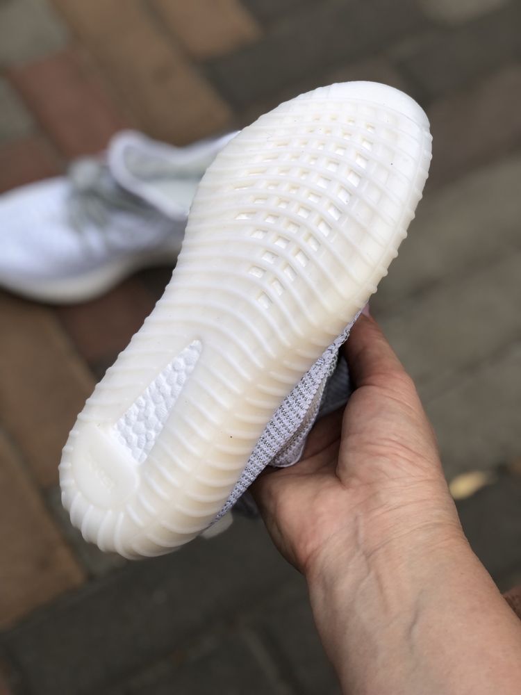 Детские кроссовки Адидас Yeezy Boost 350 Grey White Reflective р.26-35