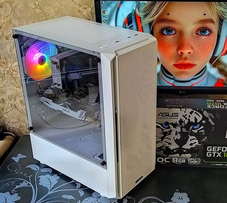ПК GTX 1070/ i7-7700/ 16Gb DDR4/SSD игровой компьютер Intel Core