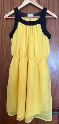 Vestido amarelo de verão