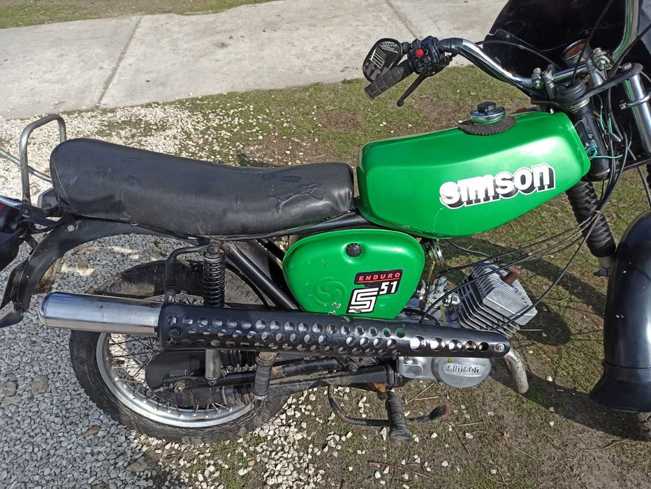 Simson S51 enduro, zarejstrowany 85r