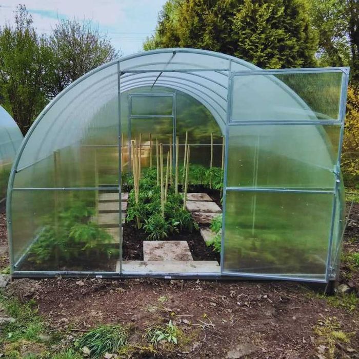 Szklarnia Tunel ogrodowy 3x4 3x6 3x8 profil 20x20mm poliwęglan 4 / 6mm