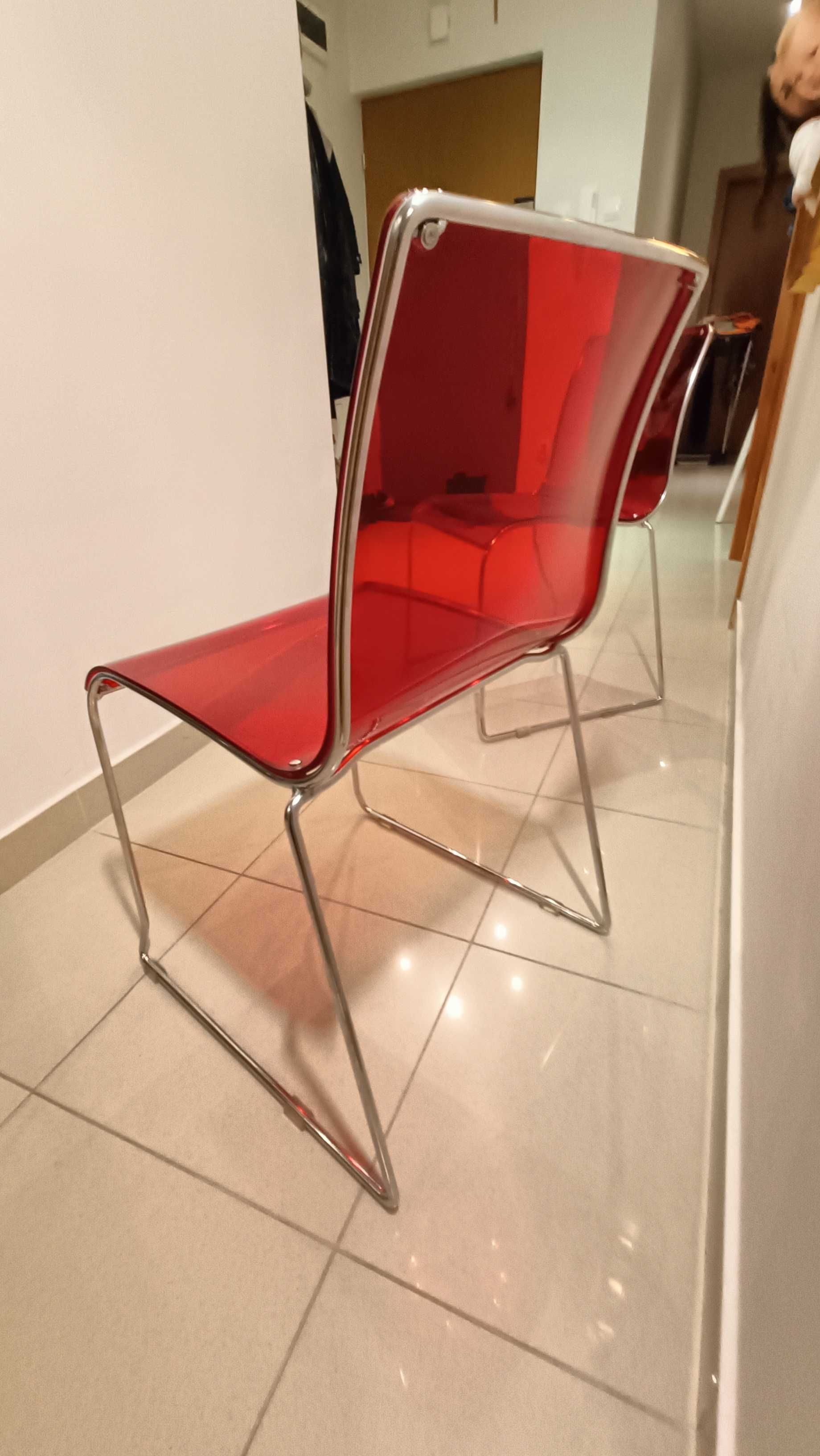 Krzesła Calligaris Irony 2szt włoski Design