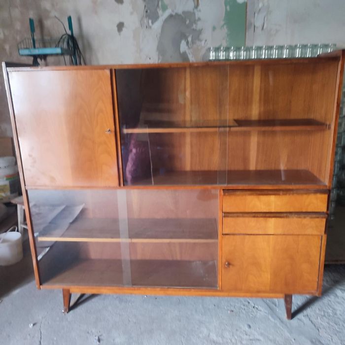 Witryna kredens meble PRL