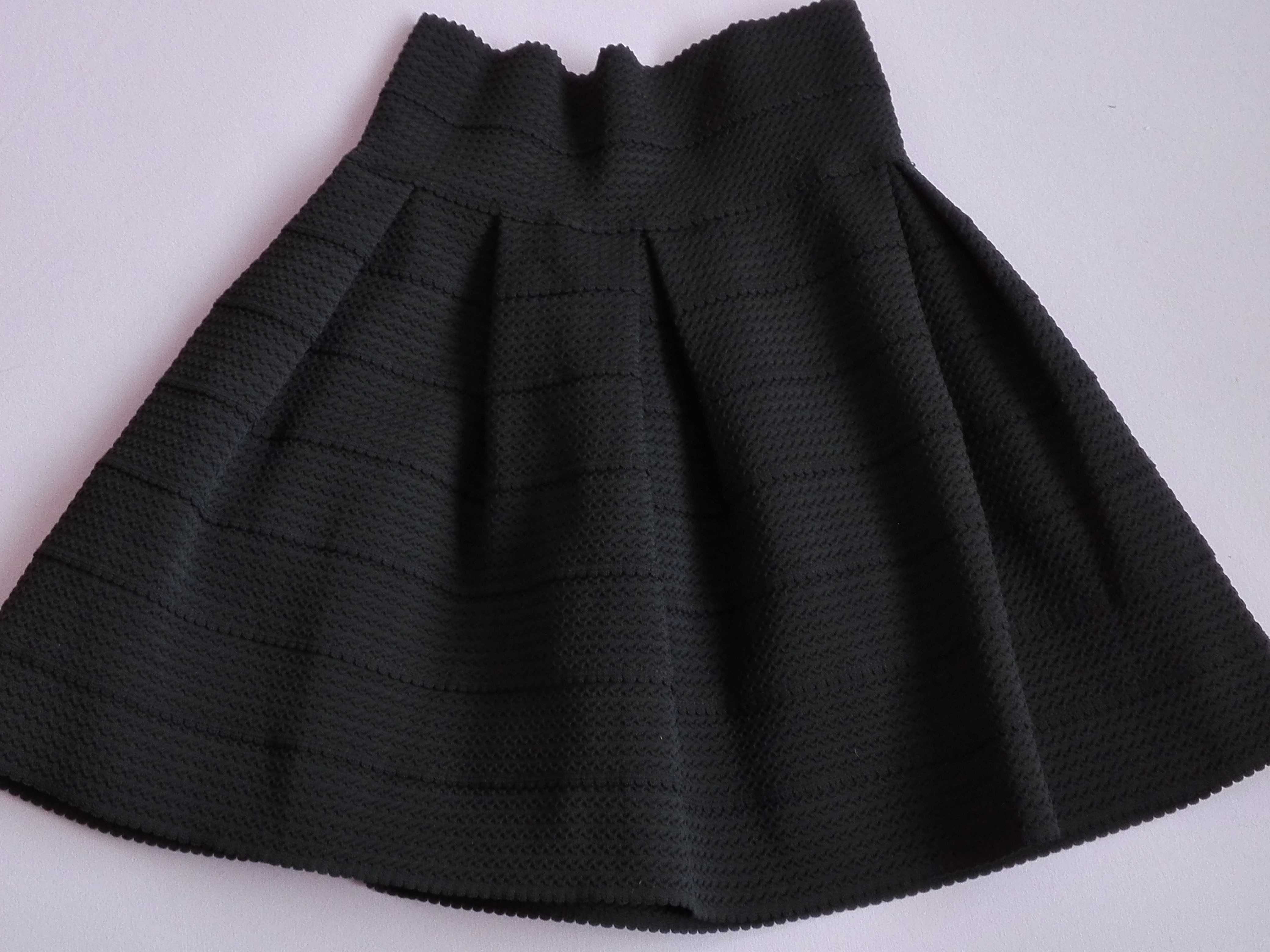 czarna spódnica spódniczka S, H&M, zakończenie roku szkolnego
