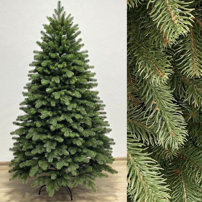 ялинка штучна зелена лита преміум віденська 1.80 2.10 2.40 на крабах