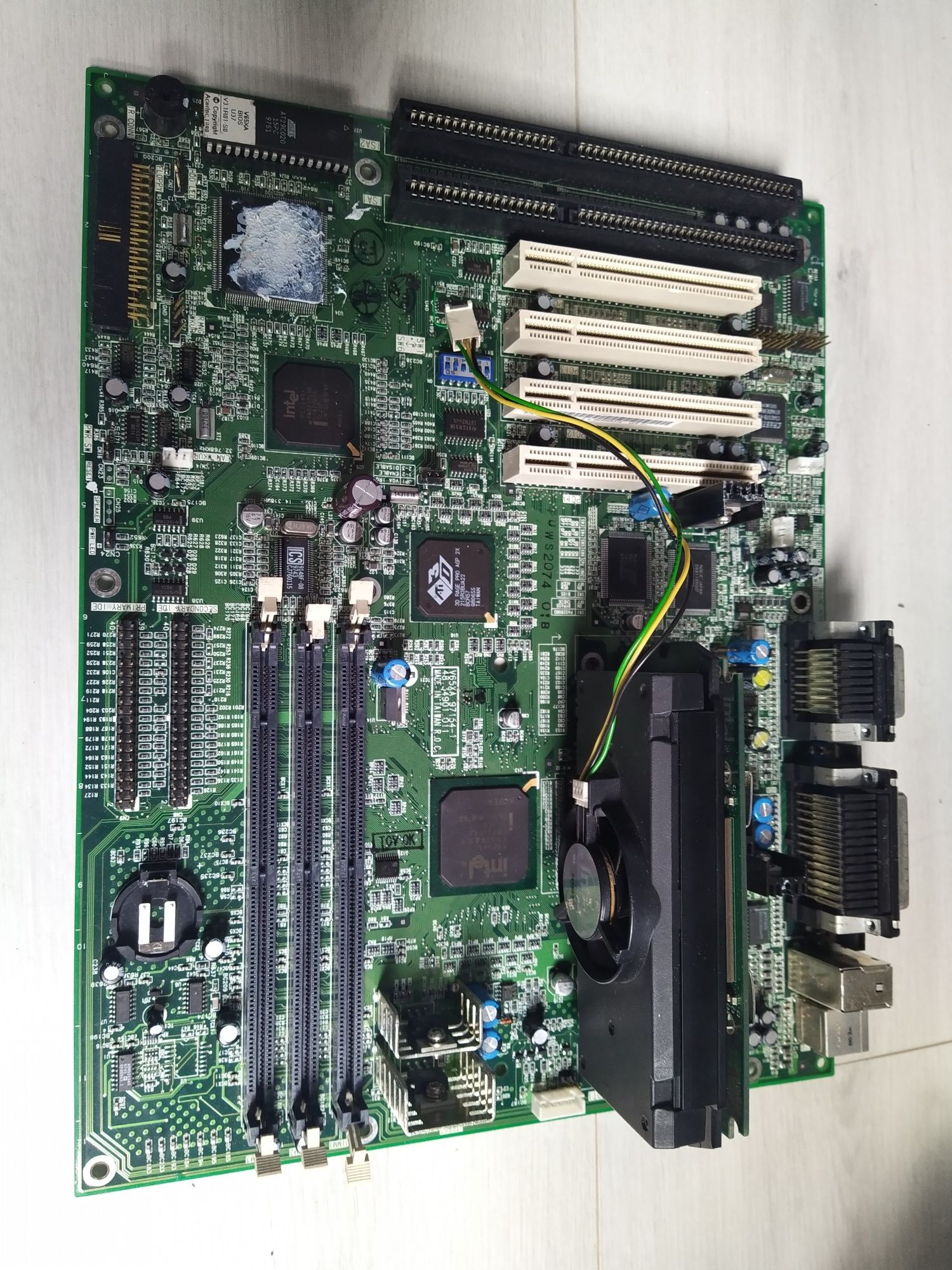 OKAZJA RETRO Płyta Acer V65XA + Intel Celeron 300A 300mHz