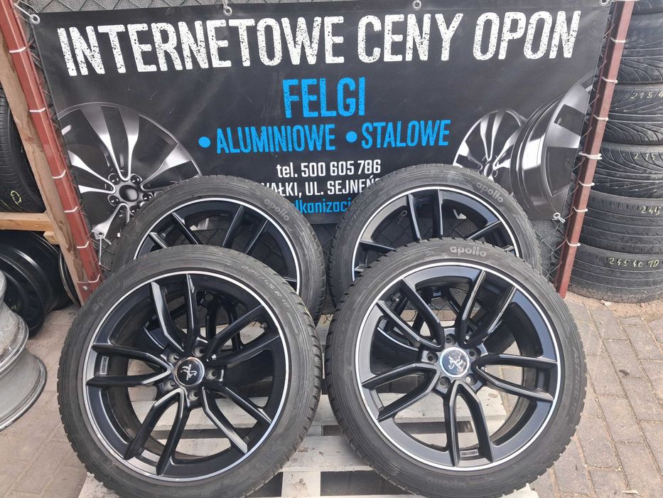 4x felgi alu R18 5x112 Skoda Vw Audi A3 A4 A6 Mercedes A B C E Mini