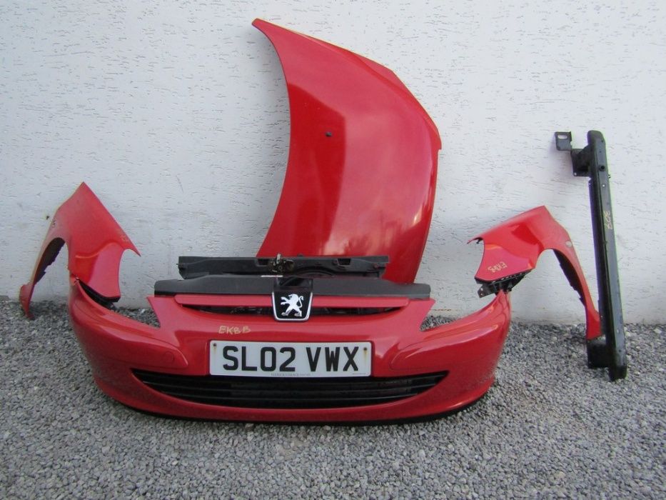 Peugeot 307 maska zderzak przedni przód pas błotnik EKBB