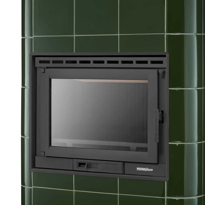 Piec kominek piecyk kaflowy ceramiczny obudowa kominkowa ROMA OLIVE