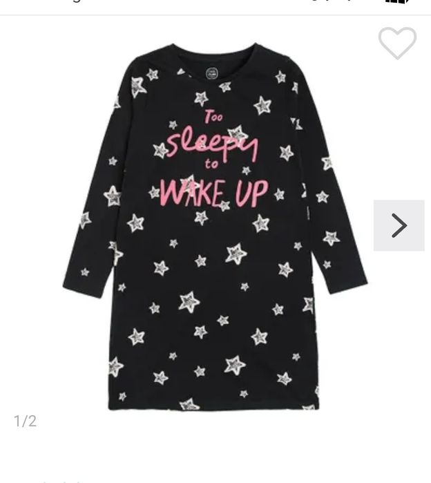 Koszula nocna dziewczęca 158 Cool Club Smyk