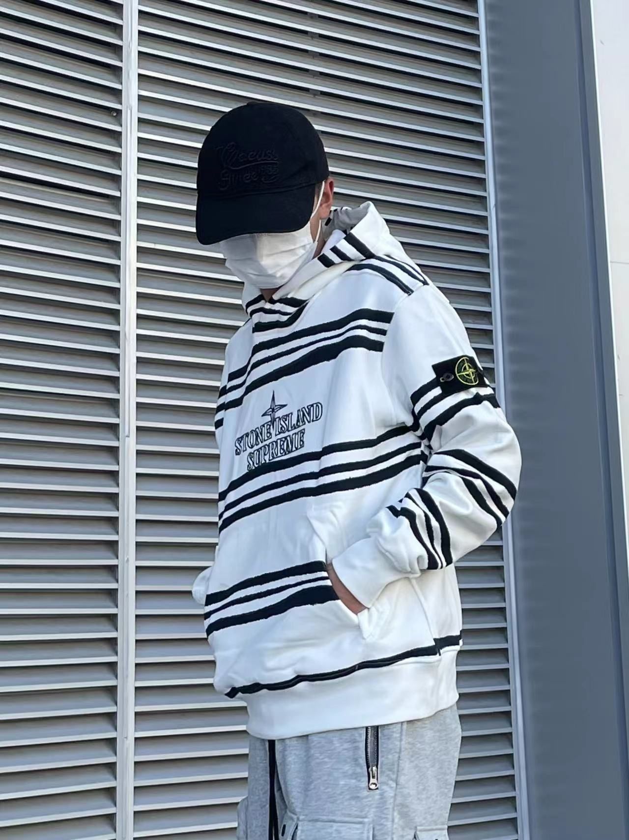 Stone Island x Supreme Hoodie / Худі Стон айленд і супрім / худі стон