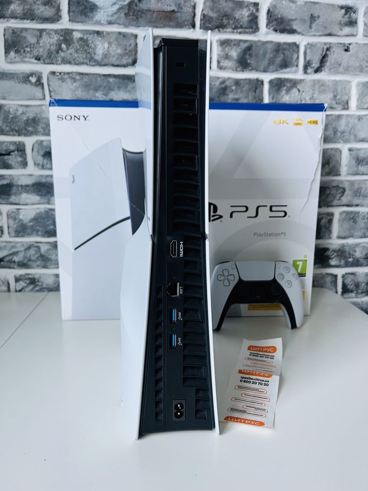 Ps5 slim 1 tb с Дисководом + 15 игр - как Новая ( чек , гарантия )