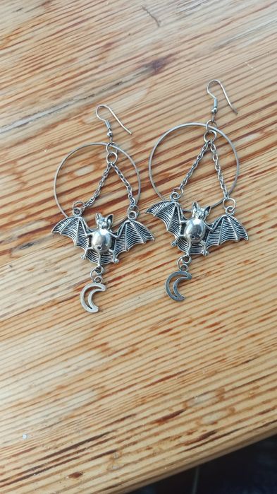 сережки кажани, в хорошому стані