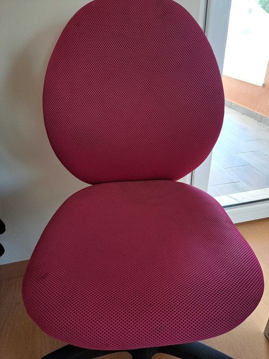Cadeira escritório  rosa