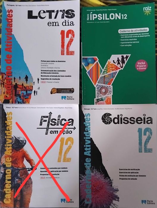 Cadernos Atividades 12°ano