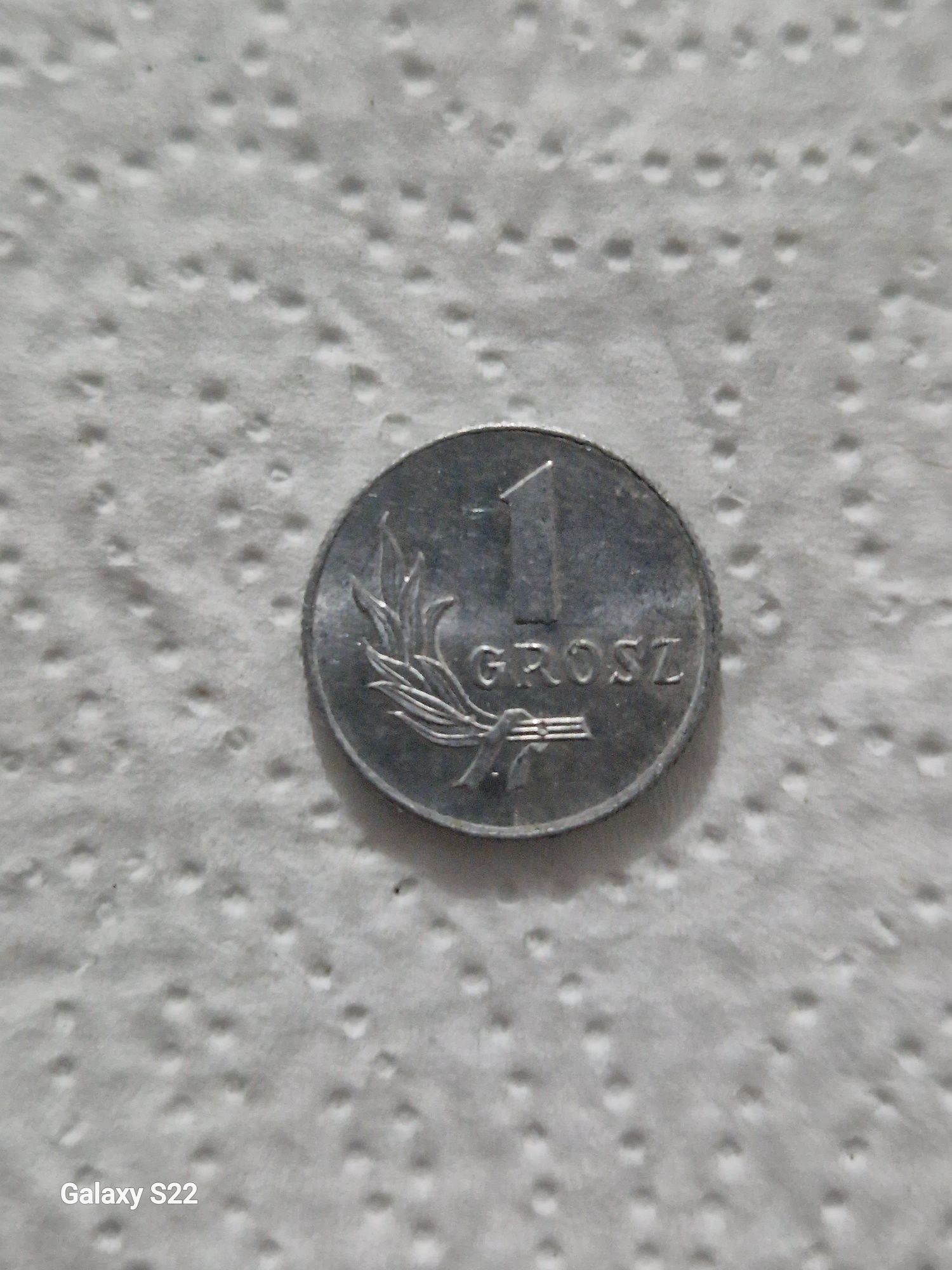 Moneta 1grosz 1949r bez znaku mennicy