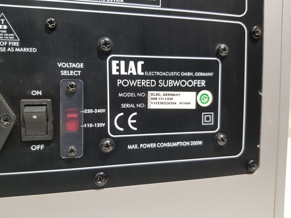 Активний сабвуфер ELAC SUB 111.2, потужність 100 Вт, б/у з Німеччини