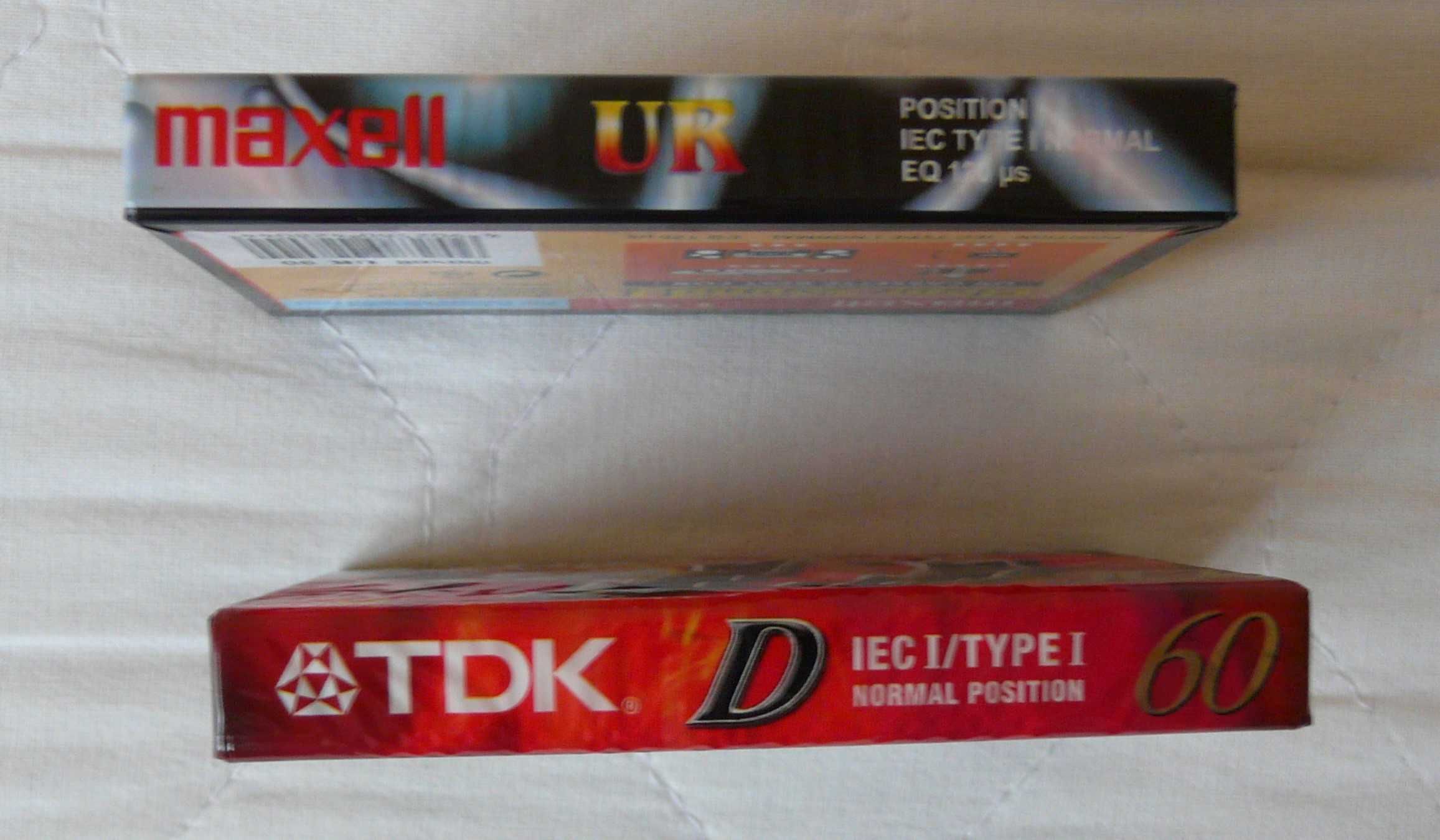 Раритетные коллекционные аудиокассеты TDK 60 и Maxcell 90