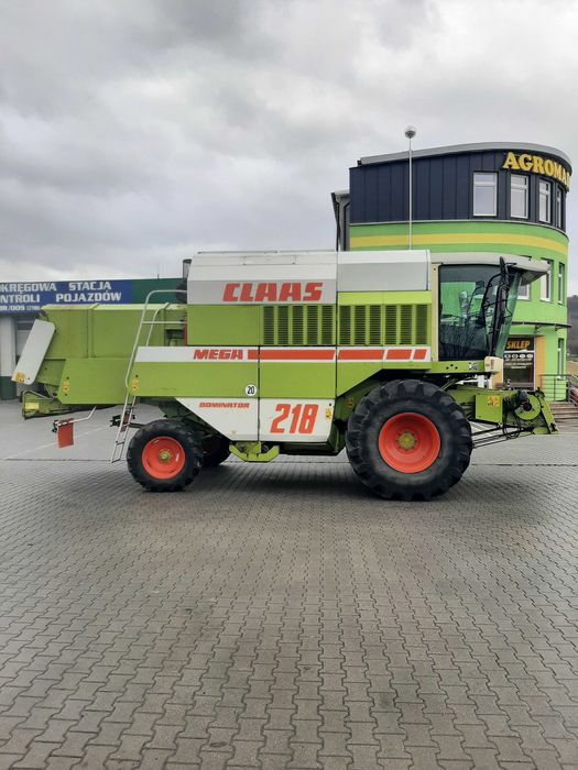 Kombajn zbożowy  CLAAS MEGA 218 6,2m + wózek dwuosiowy