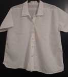 Camisa branca de manga curta