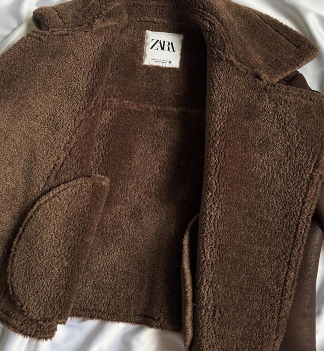 Шоколадна дублянка зара