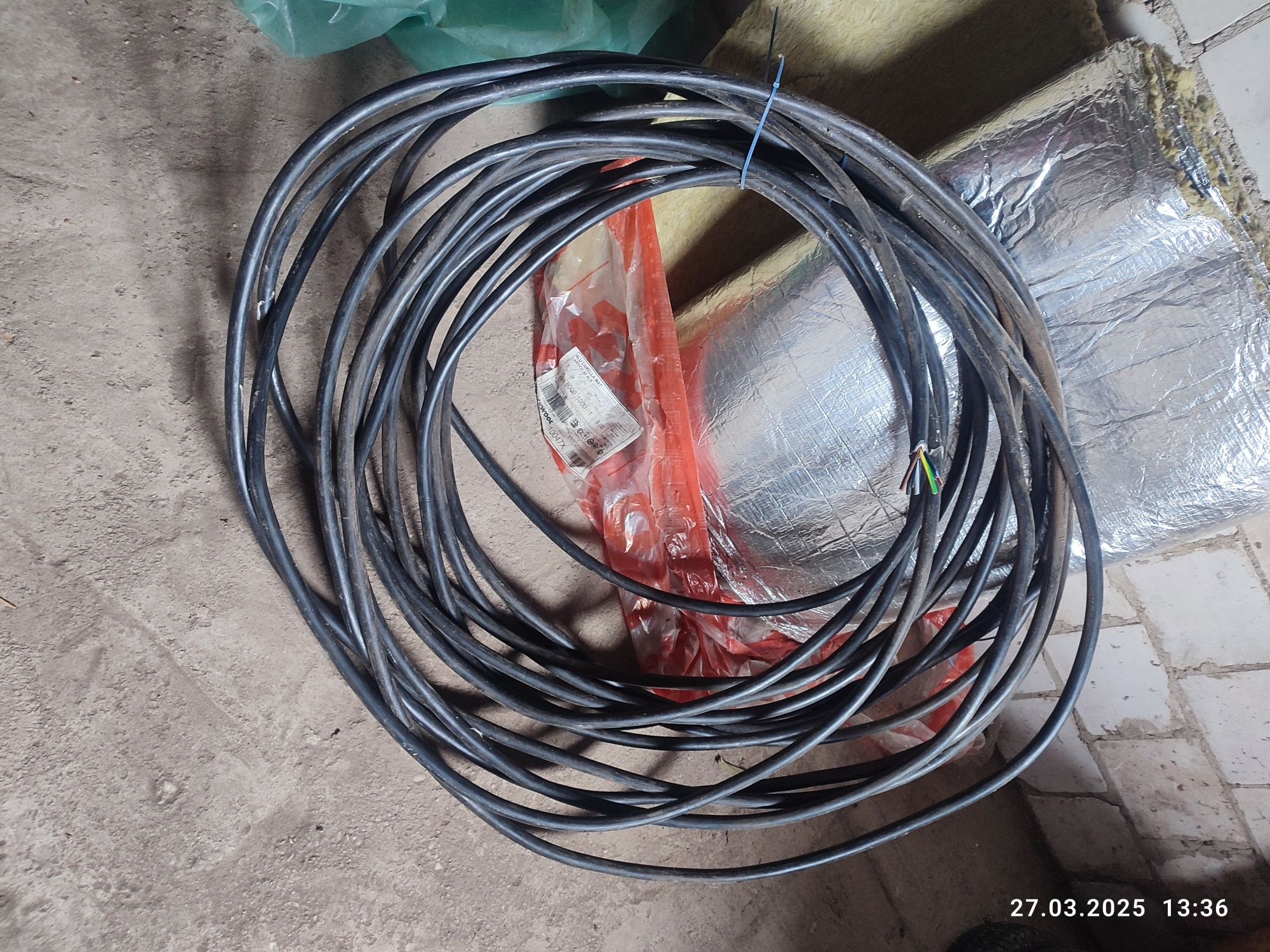 Kabel przewód miedziany 5×16