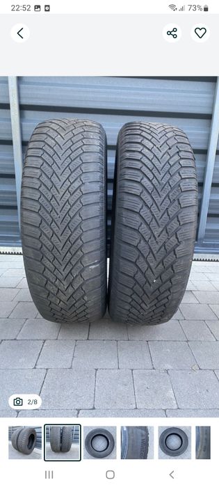 Соntinental 195 65 r15, зима, 2 шт,